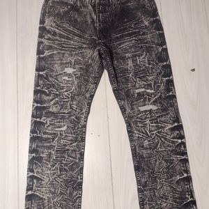 Access Jeans Mens Size 36X34   Straight Black